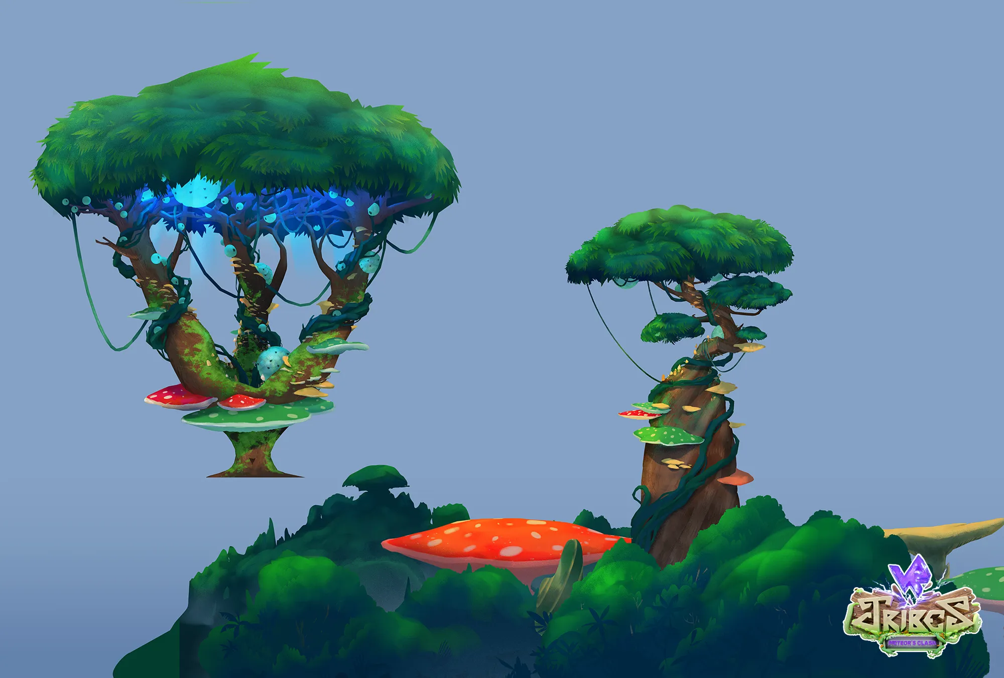 VR Tribes - Forest Village render 